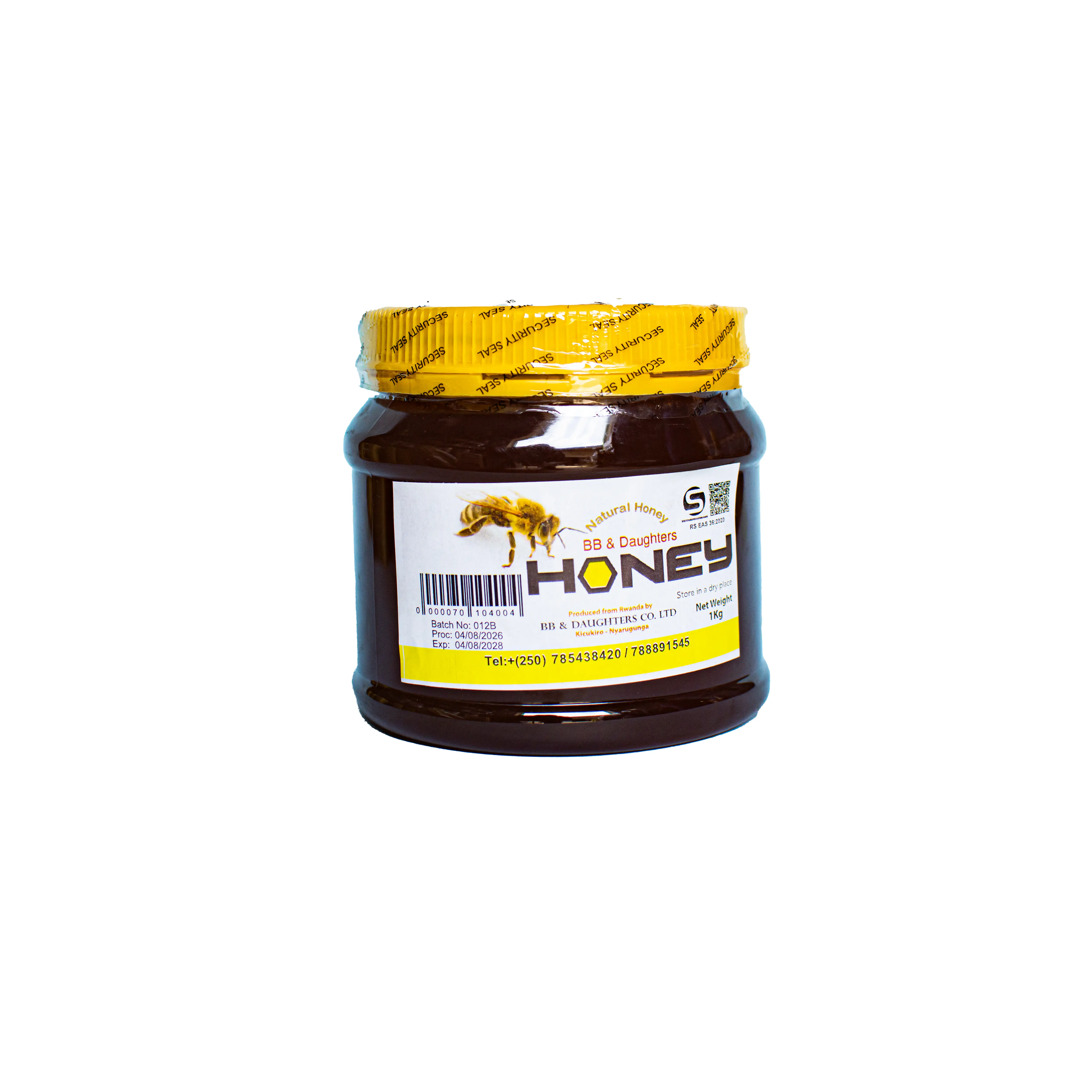 BB & Daughters Natural Honey (1kg)