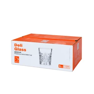 Deli Glass Prosperous Series Water Glass Cup Set - 6 Pieces (320ml)