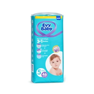 Evy Baby Diapers Size 5 Junior (46 Pieces)