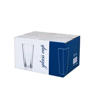 Classic Clear Highball Glass Cup Set (Model G1019) - 6 Pieces