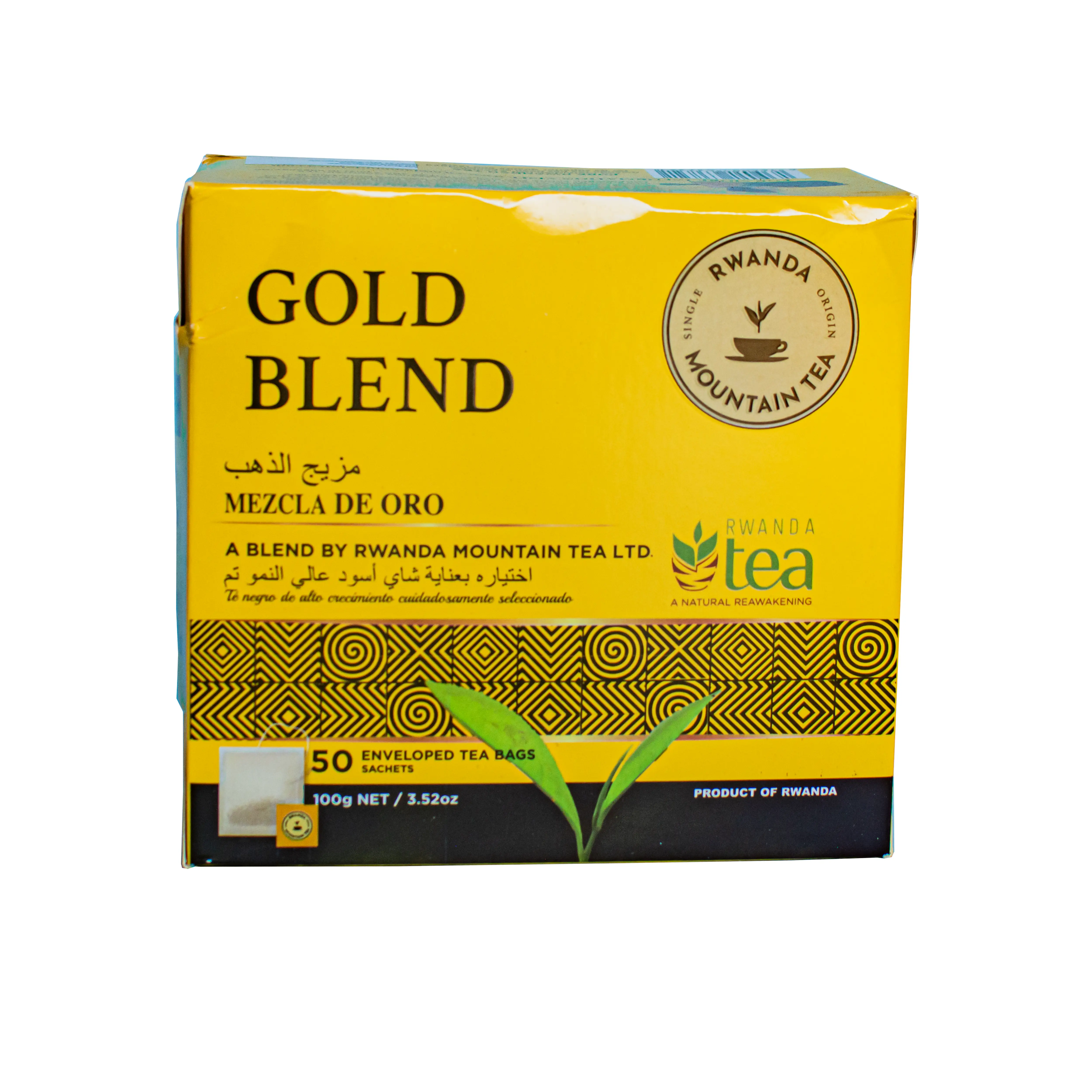 Rwanda Mountain Tea Bag Gold Blend-50pcs