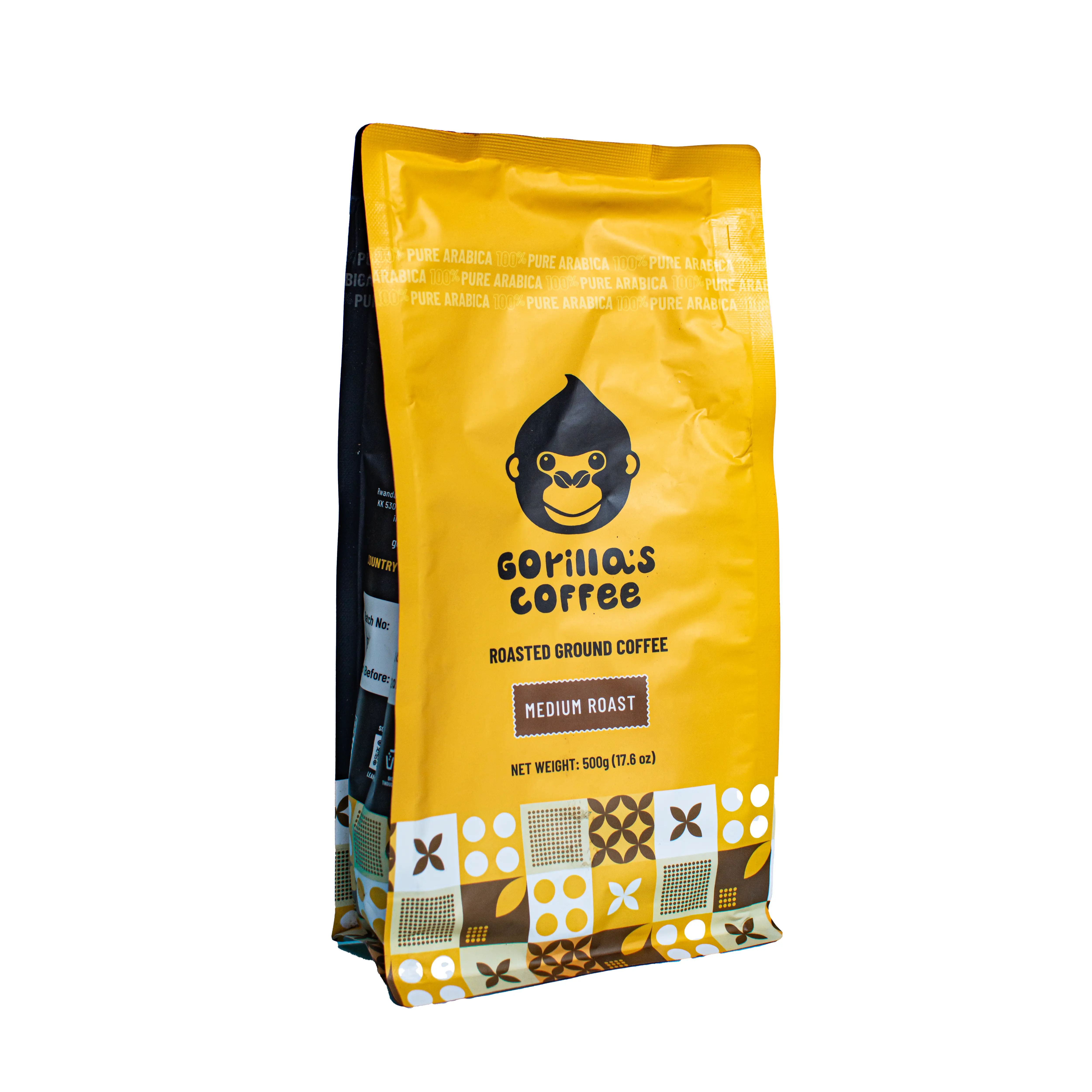 Gorilla's Coffee Medium Roast Pure Arabica Ground Coffee (500g)