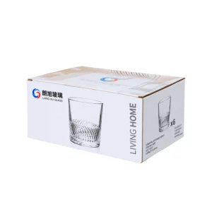 Lang Xu Glass Living Home Series Clear Glassware Set (6681) - 6 Pieces (280ml)