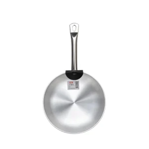 EA Commercial Heavy Duty Aluminum Deep Saute Pan Wok with Long Handle