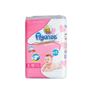 Aganze (Figanze) Soft & Comfortable Baby Diapers Size S (105 Pieces)
