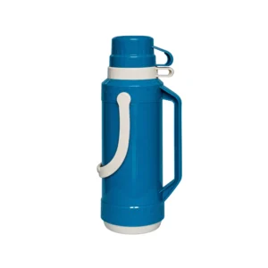 Vacuum Insulated Hot Water Flask with Double Handle (Blue)2L