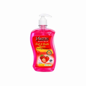 Mastas Soothing Strawberry Liquid Hand Wash with Moisturisers (500ml)
