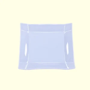 Modern White Square Melamine Serving Plate